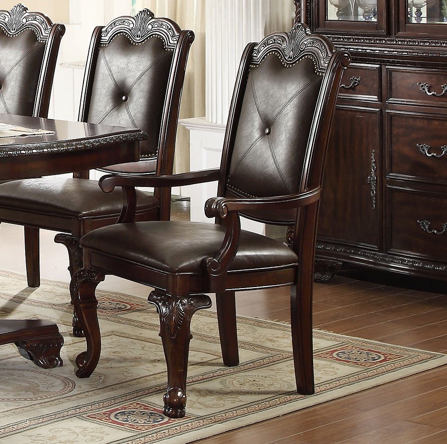 Brand New 9pc Rich Brown Color Dining Set