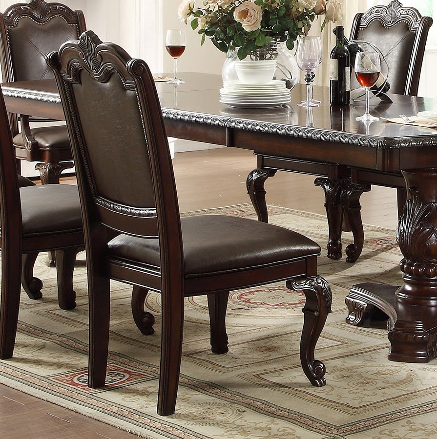Brand New 9pc Rich Brown Color Dining Set