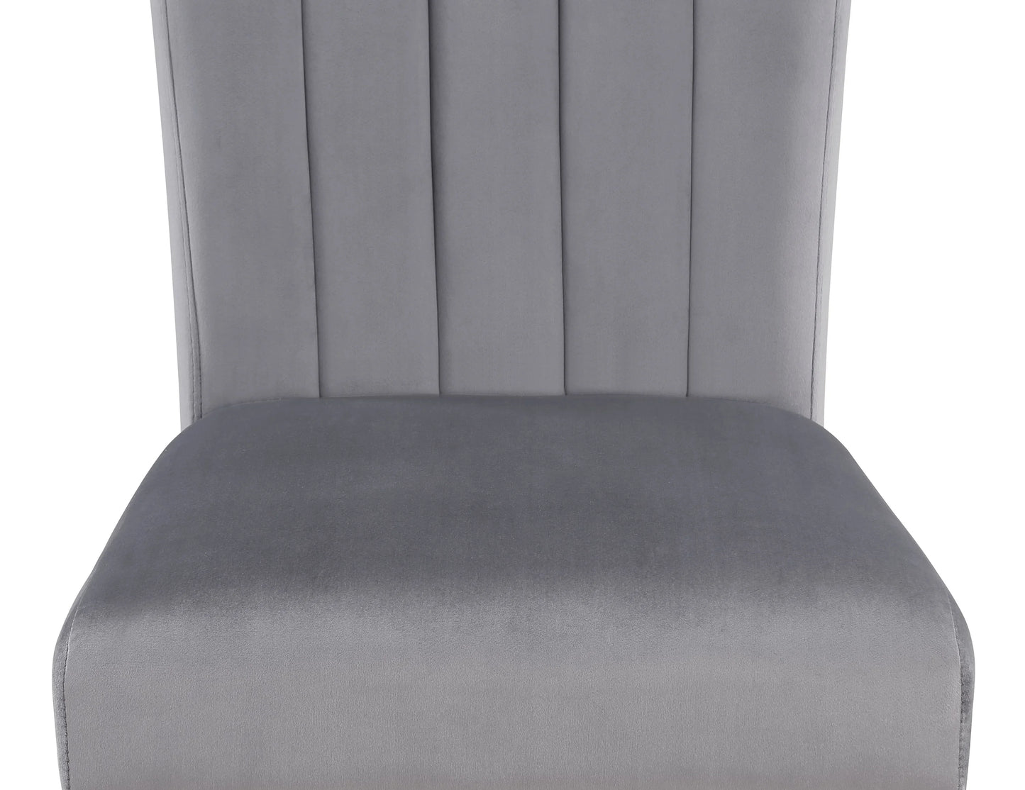 Brand New 2pc Upholstered Side Chairs with Channel-Tufting