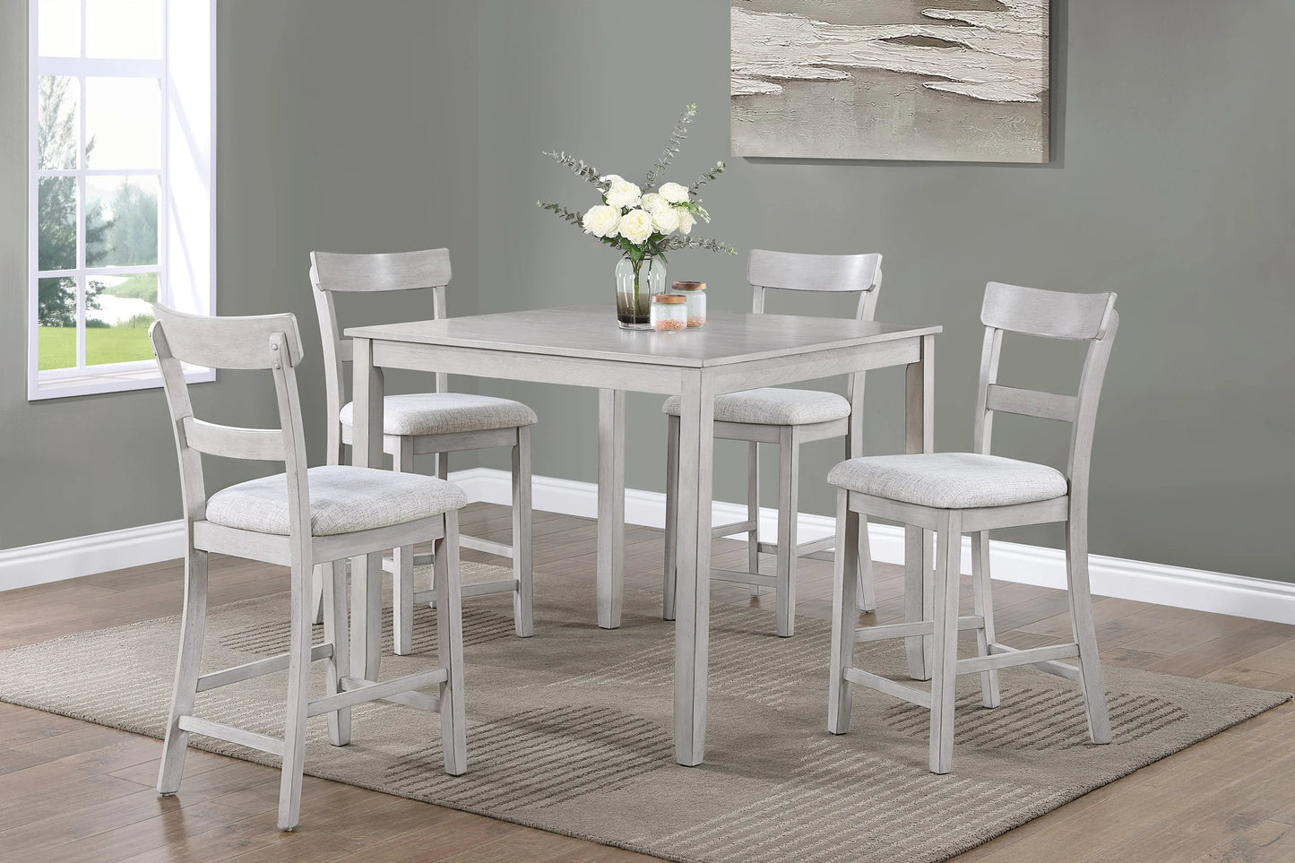 Brand New 5pc Counter Height Dining Set