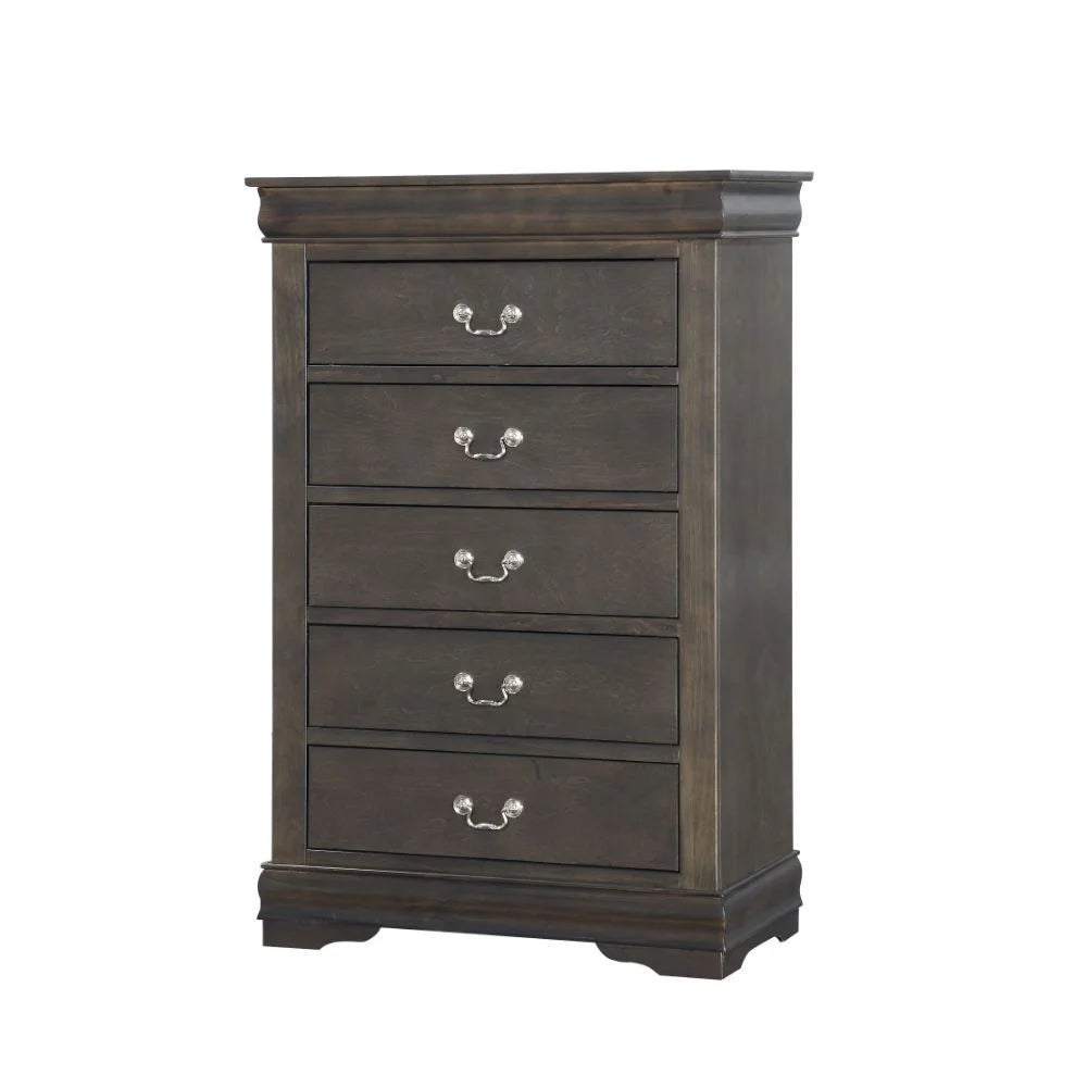 Brand New King 4pc Dark Grey Bedroom Set
