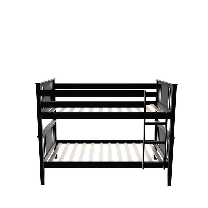 Brand New Twin/Twin Mission Style Stackable Post Pine Wood Bunk Bed (2 Colors)