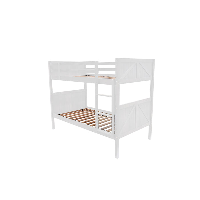 Brand New Twin/Twin Wood Bunkbed (3 Colors)