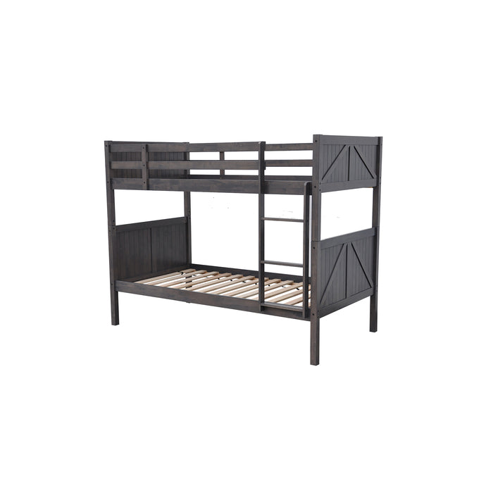 Brand New Twin/Twin Wood Bunkbed (3 Colors)