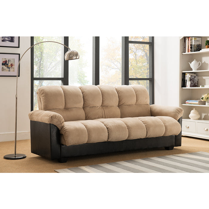 Brand New Adjustable Sofa Bed With Storage (Brown or Beige)