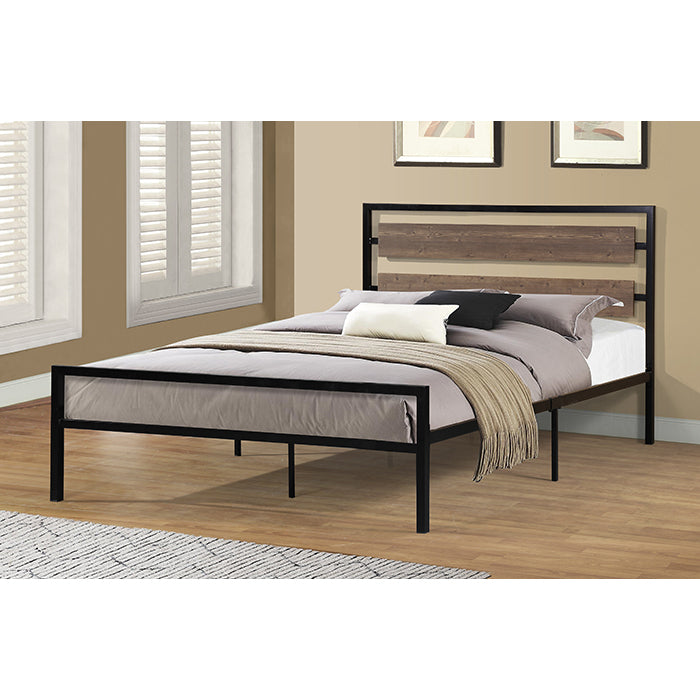 Brand New Wood/Metal Platform Bed (Queen or Full)