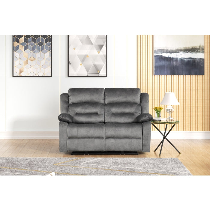 Brand New Fabric Manual Loveseat (3 Colors)