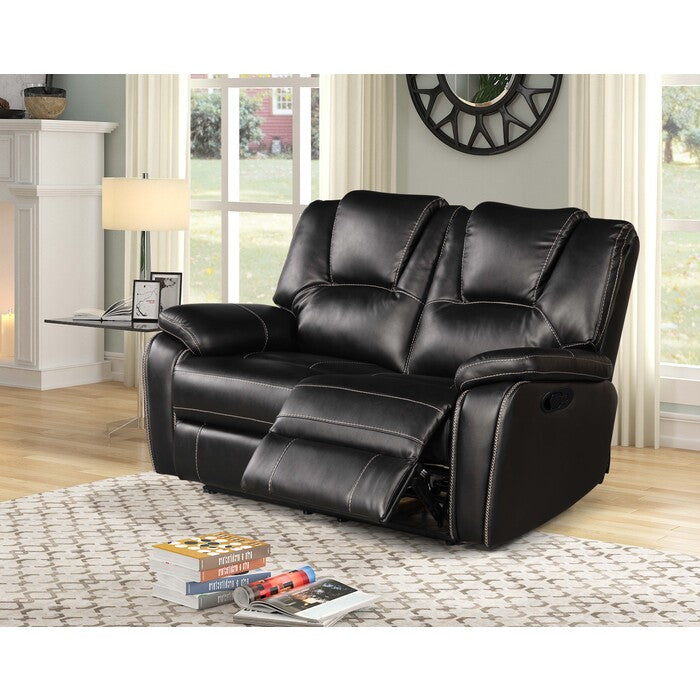 Brand New Manual Recliner Breathable Air Leather Loveseat (3 Colors)