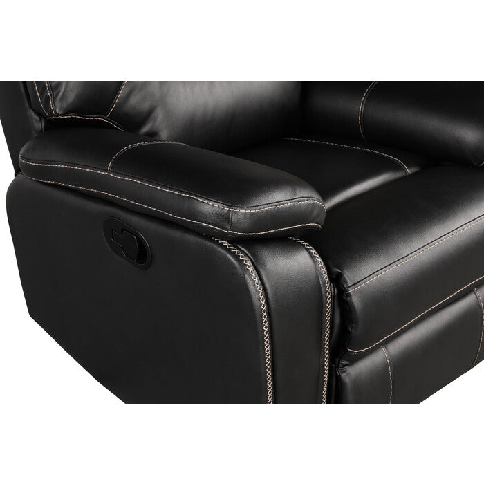 Brand New Manual Recliner Breathable Air Leather Loveseat (3 Colors)