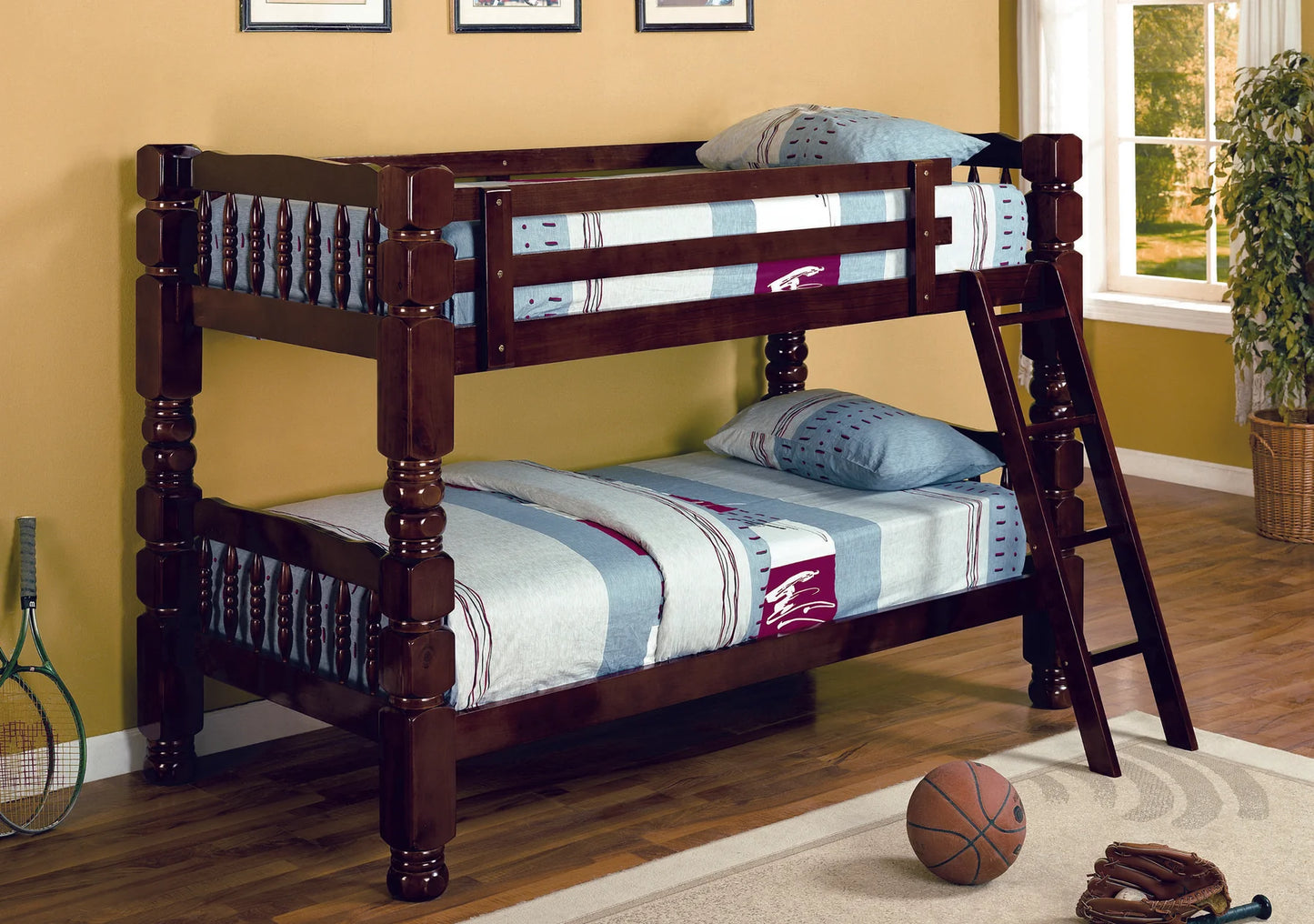 Brand New Twin/Twin Jumbo Post Bunkbed (2 Colors)