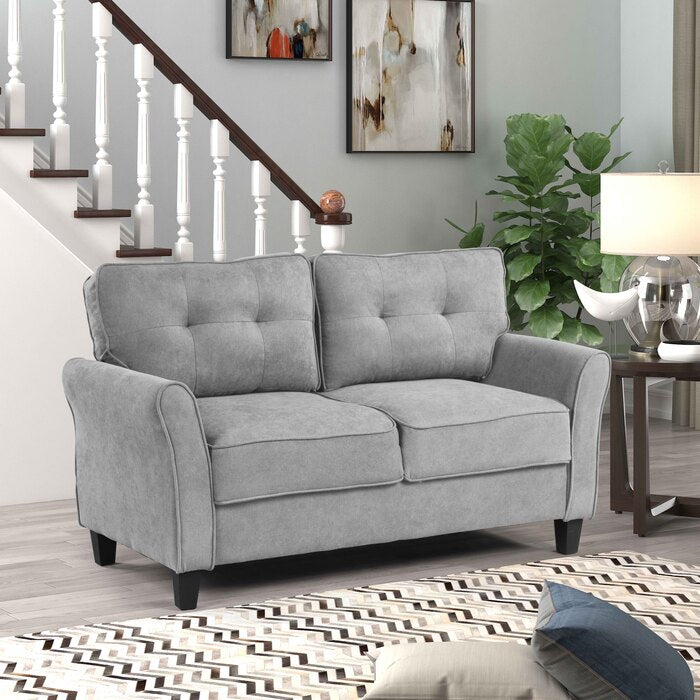 Brand New Grey 2pc Sofa Set (Light or Dark Grey)