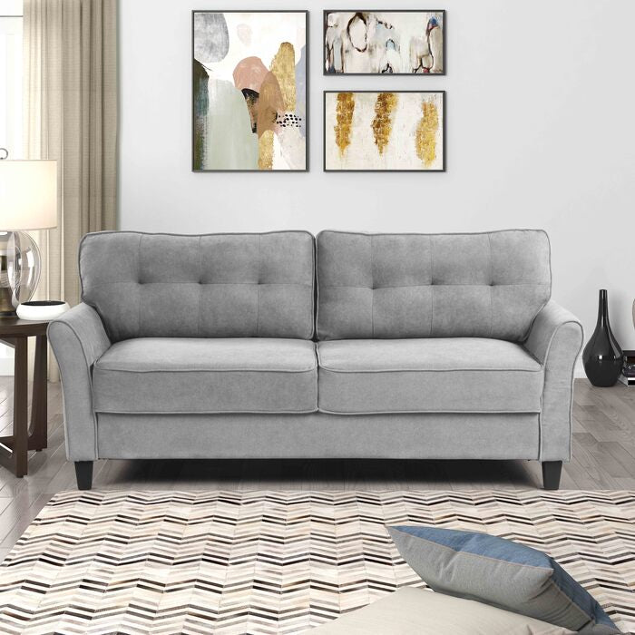 Brand New Grey 2pc Sofa Set (Light or Dark Grey)