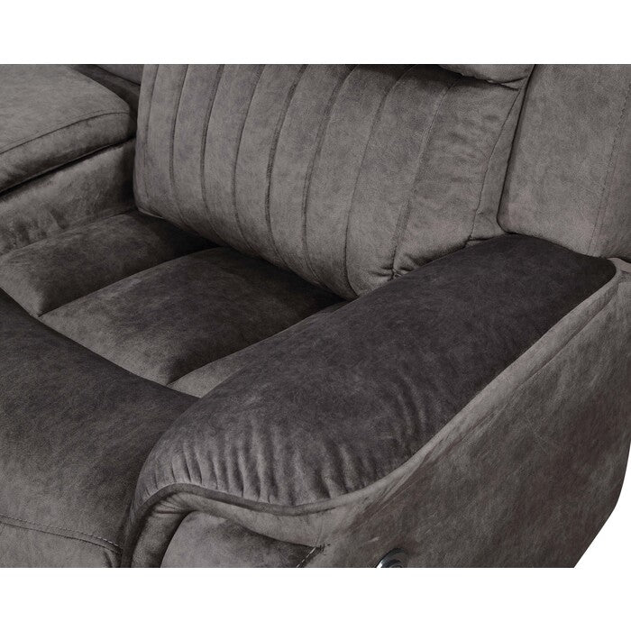 Brand New Fabric Reversible Sectional Sofa Power Recliners (2 Colors)