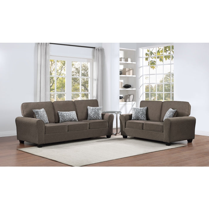 Brand New 2pc Fabric Sofa Set (3 Colors)