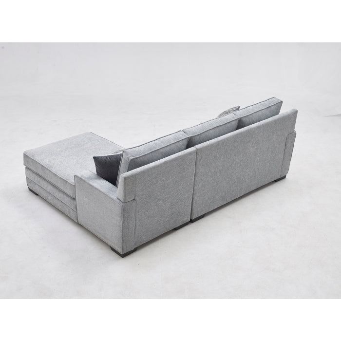 Brand New Light Grey Sectional Sofa (Left or Right Facing Chaise)