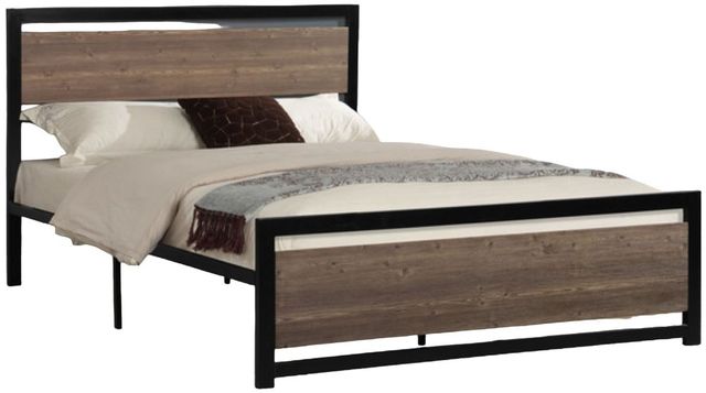 Brand New Wood/Metal Platform Bed