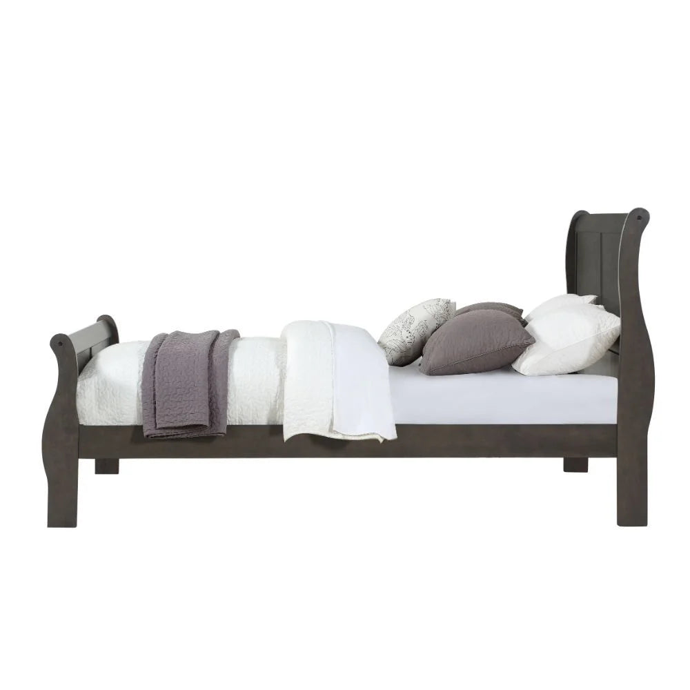 Brand New King 4pc Dark Grey Bedroom Set