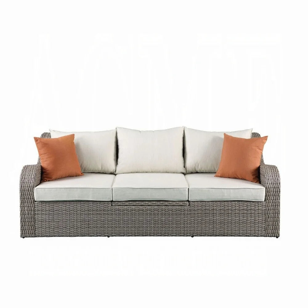 Brand New Patio Sofa W/2 Pillows & 2 Ottomans