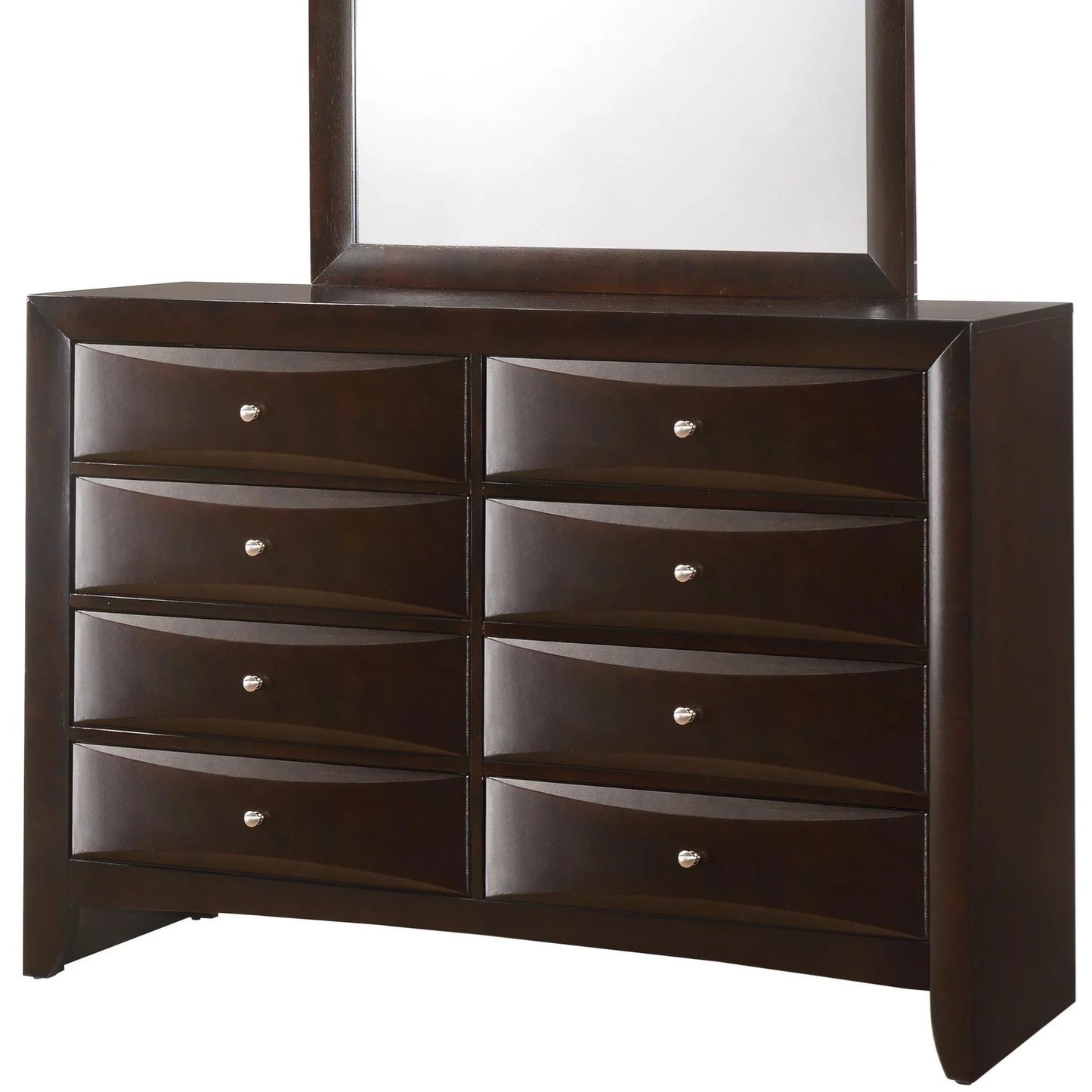 Brand New Dark Cherry Dresser (Optional Mirror)