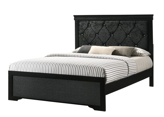 Brand New Black 4pc Bedroom Set (4 Sizes)