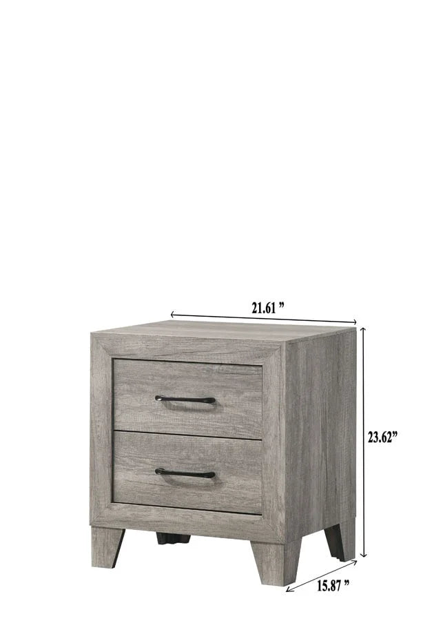 Brand New Light Grey 4pc Bedroom Set (4 Sizes)