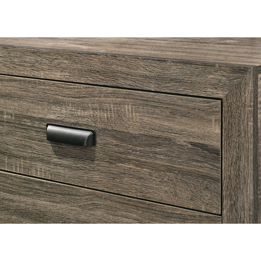 Brand New 5 Drawer Brown Tall Chest