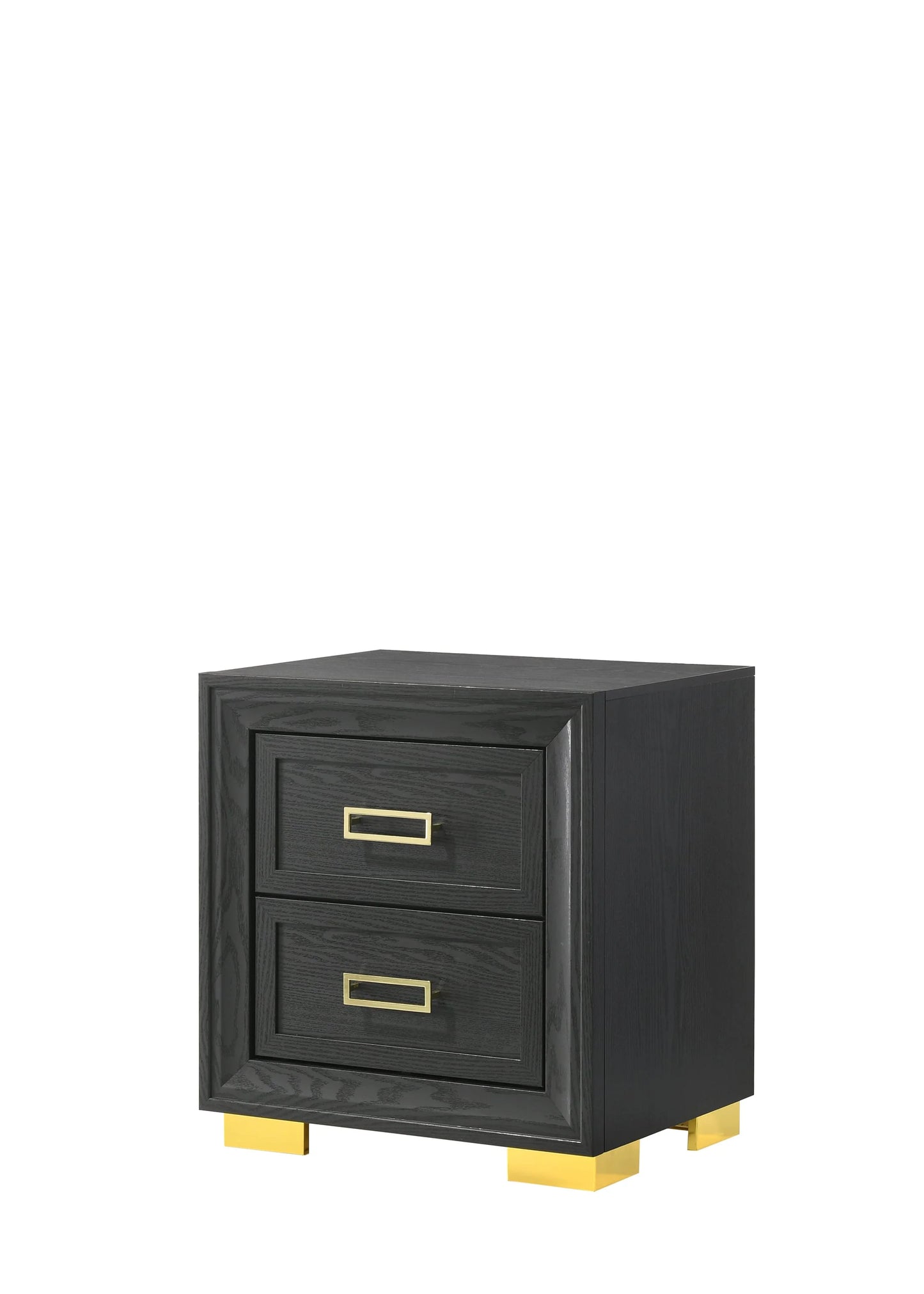 Brand New Dark Grey/Gold 4pc Bedroom Set (Queen or King)