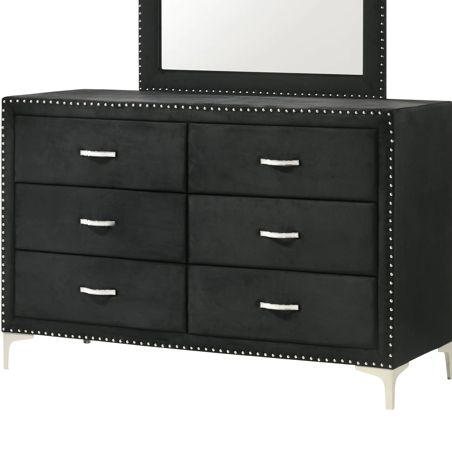 Brand New Black 6-Drawer Dresser (Optional Mirror)