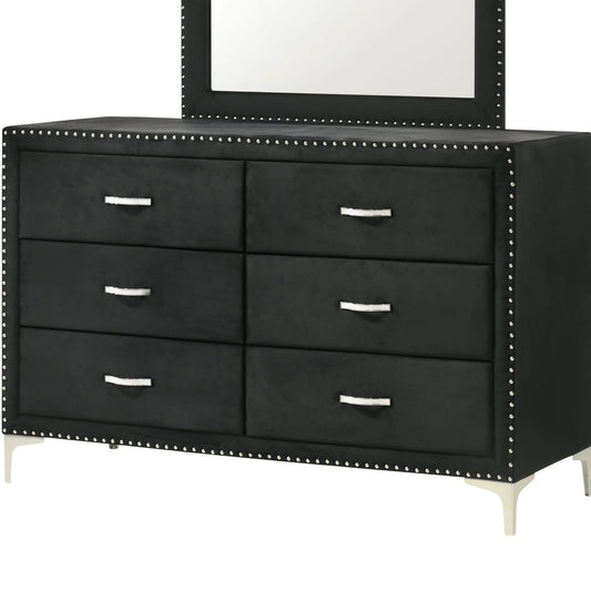 Brand New Black 6-Drawer Dresser (Optional Mirror)