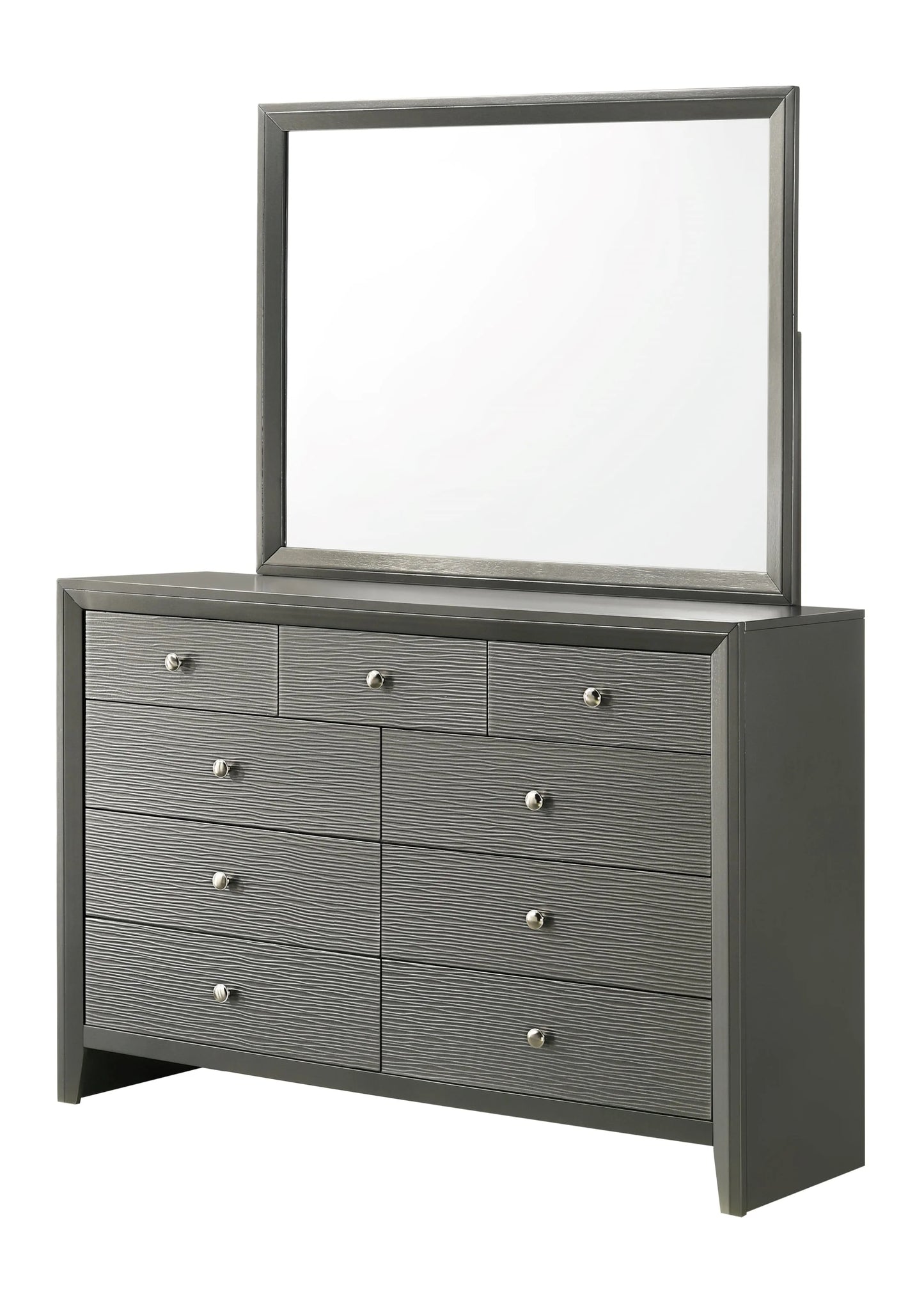 Brand New Grey 4pc Bedroom Set (Queen or King)