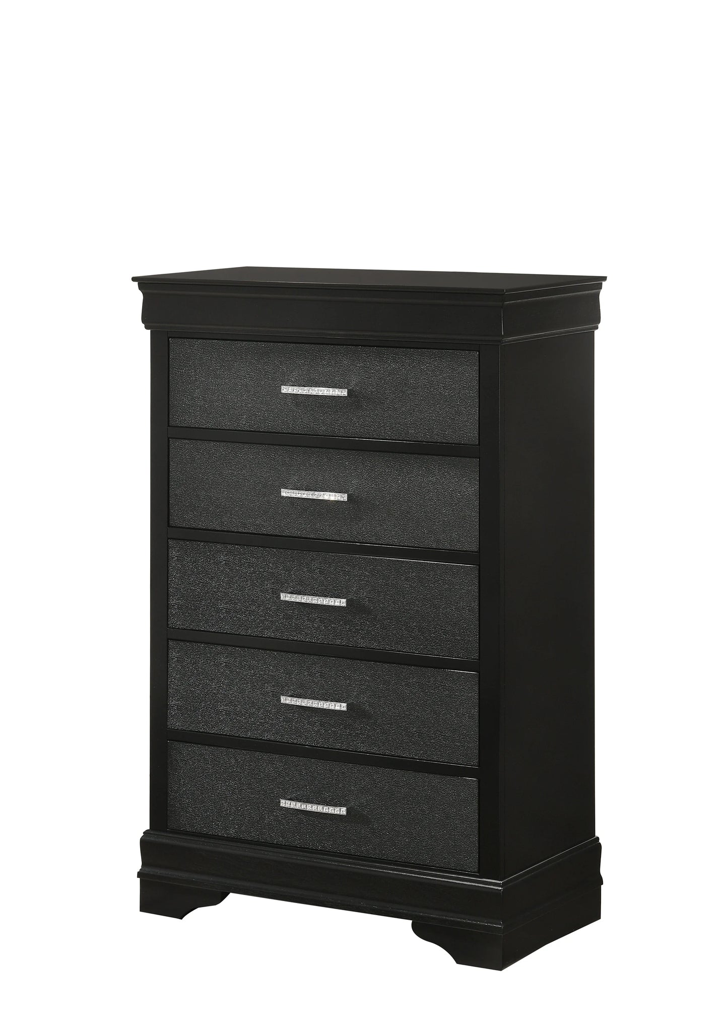 Brand New Black 4pc Bedroom Set (4 Sizes)
