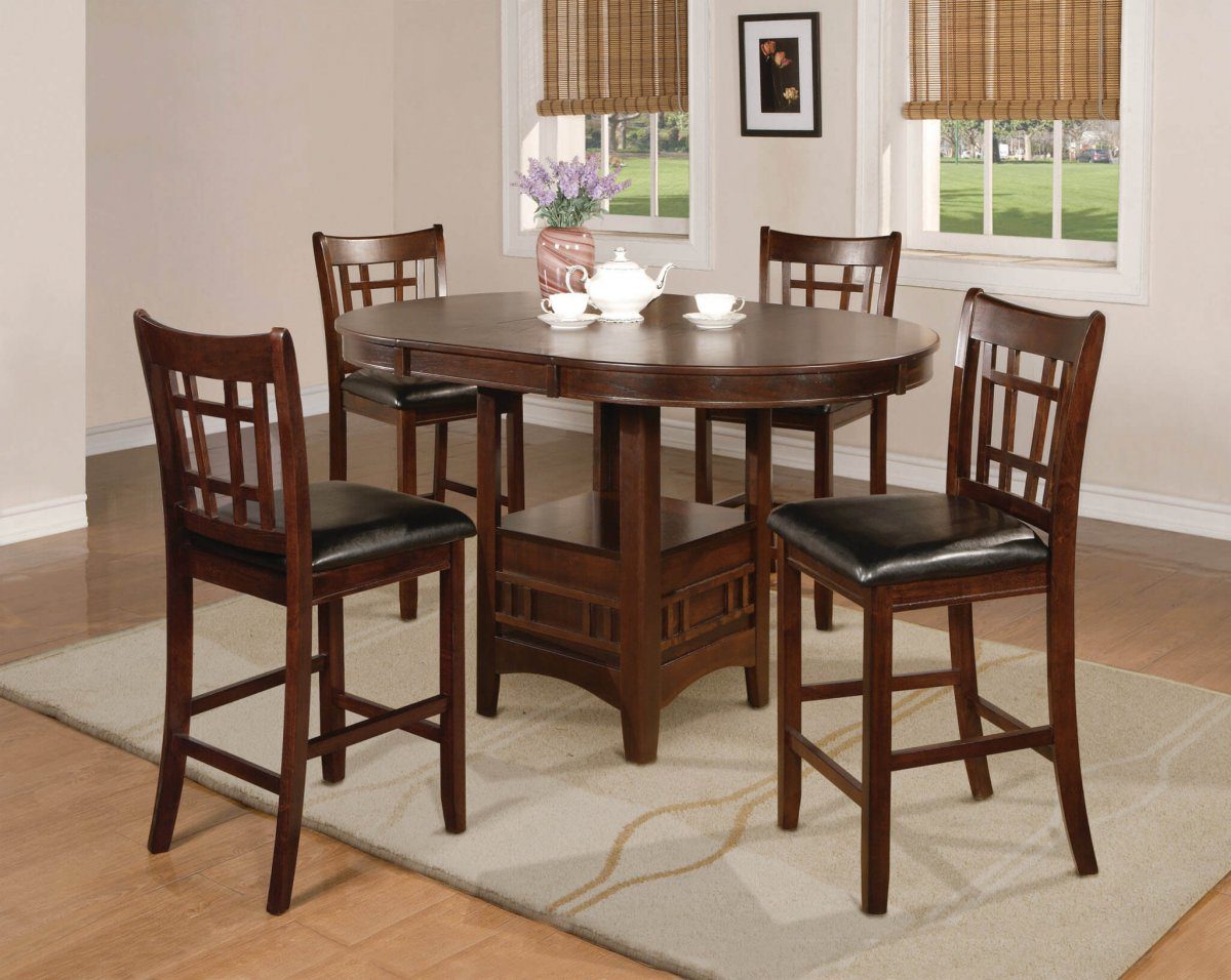 Brand New Brown 5pc Counter Height Dining Set