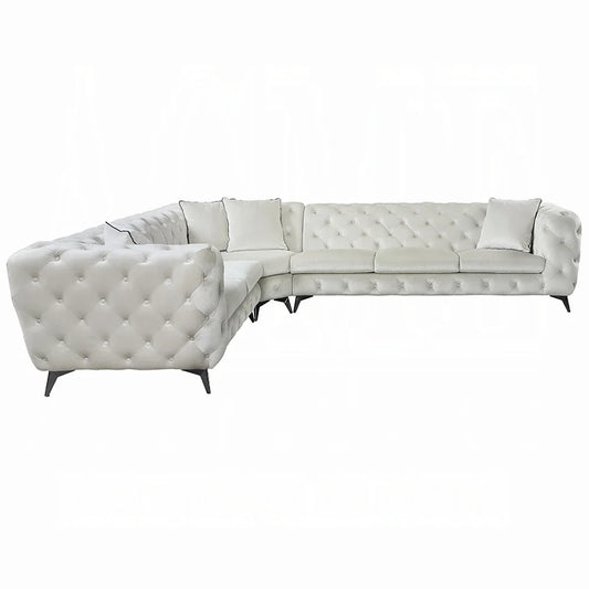 Brand New Beige Fabric Sectional