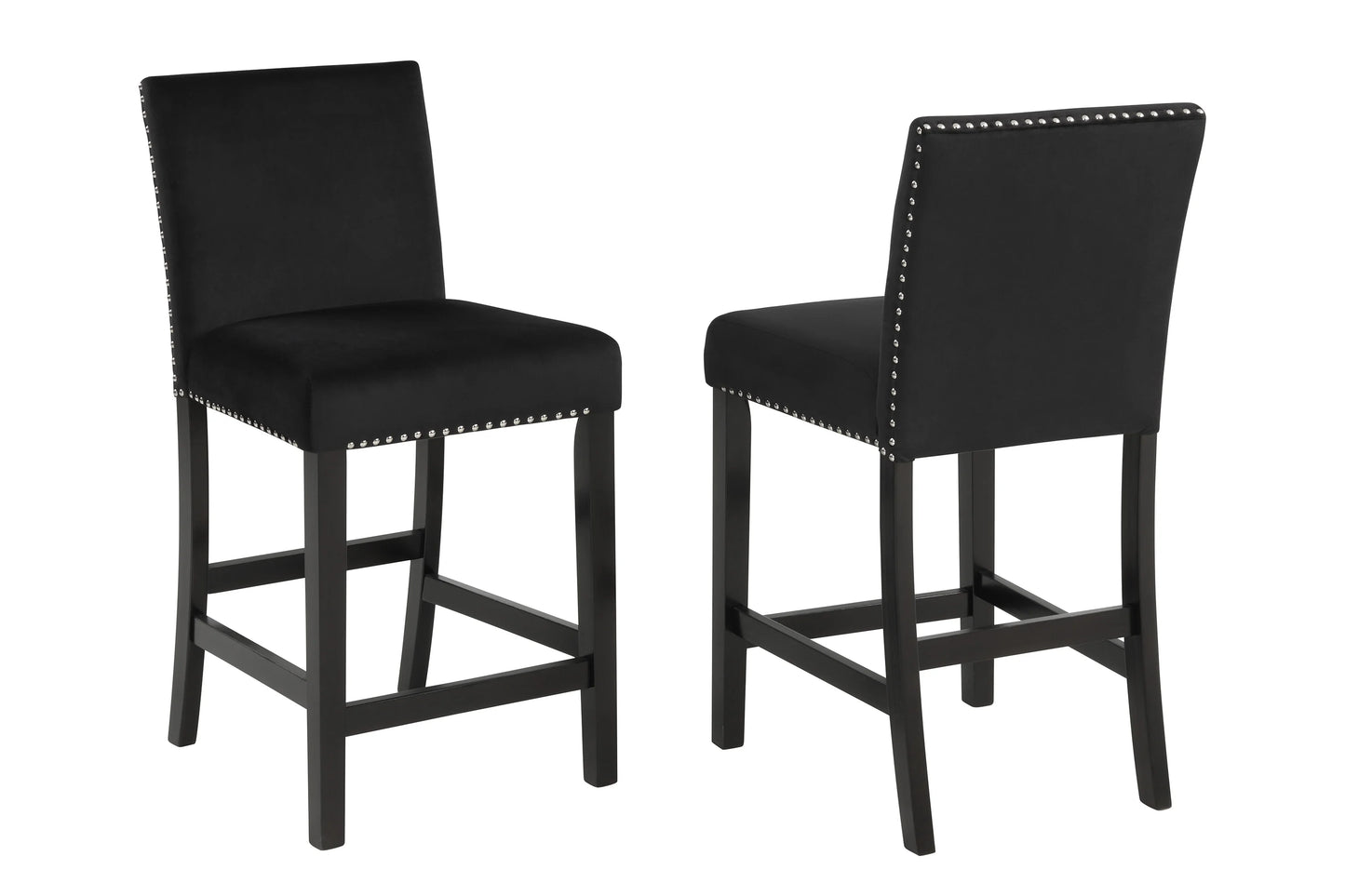 Brand New 5pc BK/WH Counter Height Dining Set