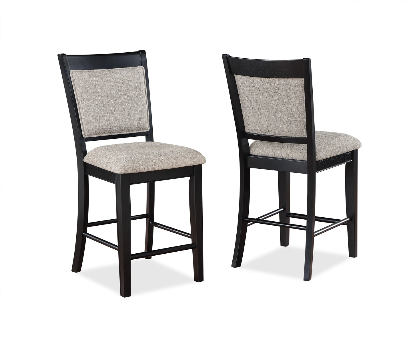 Brand New Black/Light Grey Counter Height Dining Set