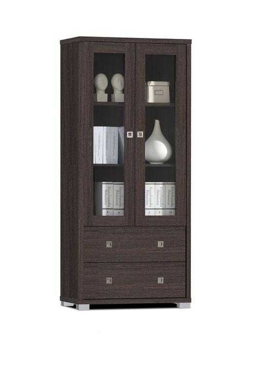 Brand New Espresso Tall Cabinet