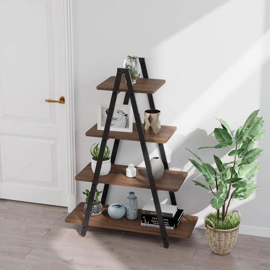 Brand New 4 Tier Ladder Bookshelf