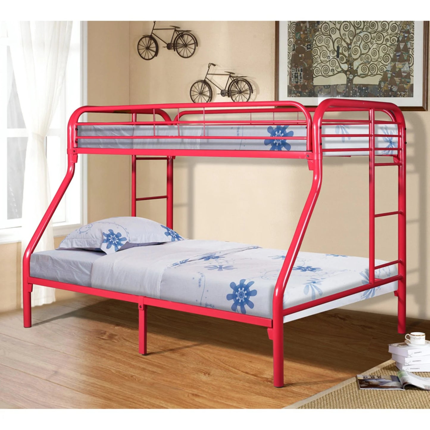 Brand New Twin/Full Metal Bunkbed (4 Colors)