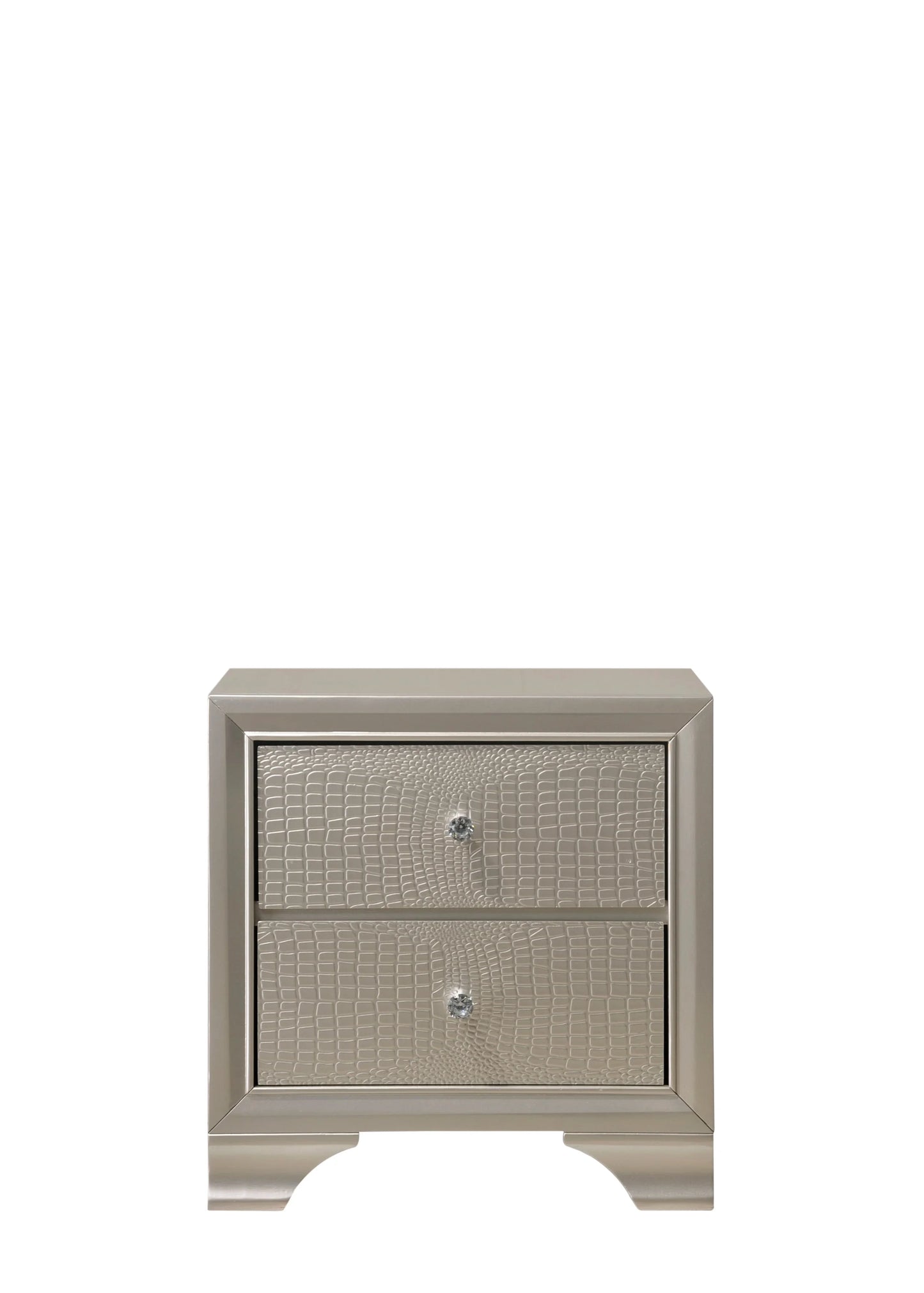 Brand New Champagne Nightstand