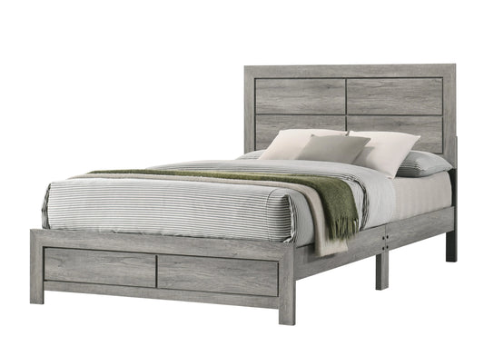Brand New Light Grey 4pc Bedroom Set (4 Sizes)