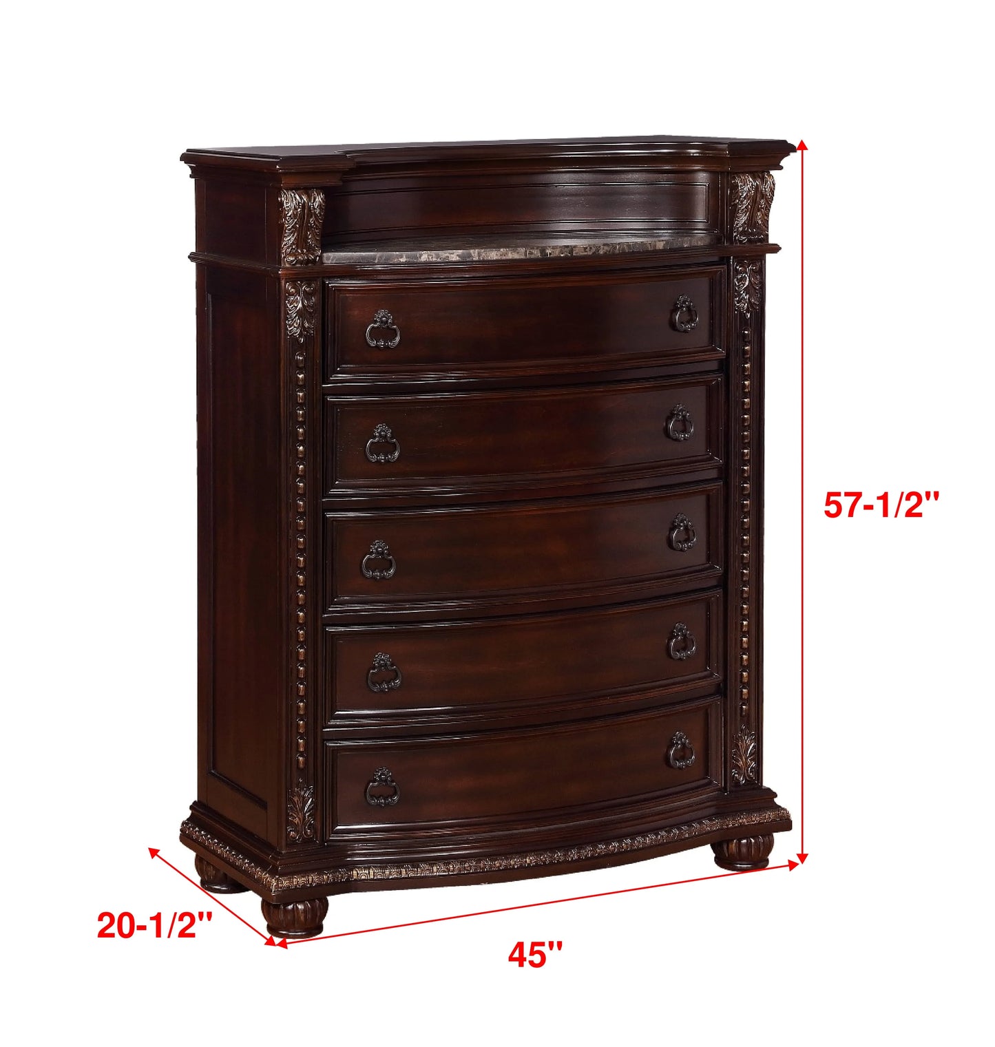 Brand New 4pc Cherry Bedroom Set (Queen or King)