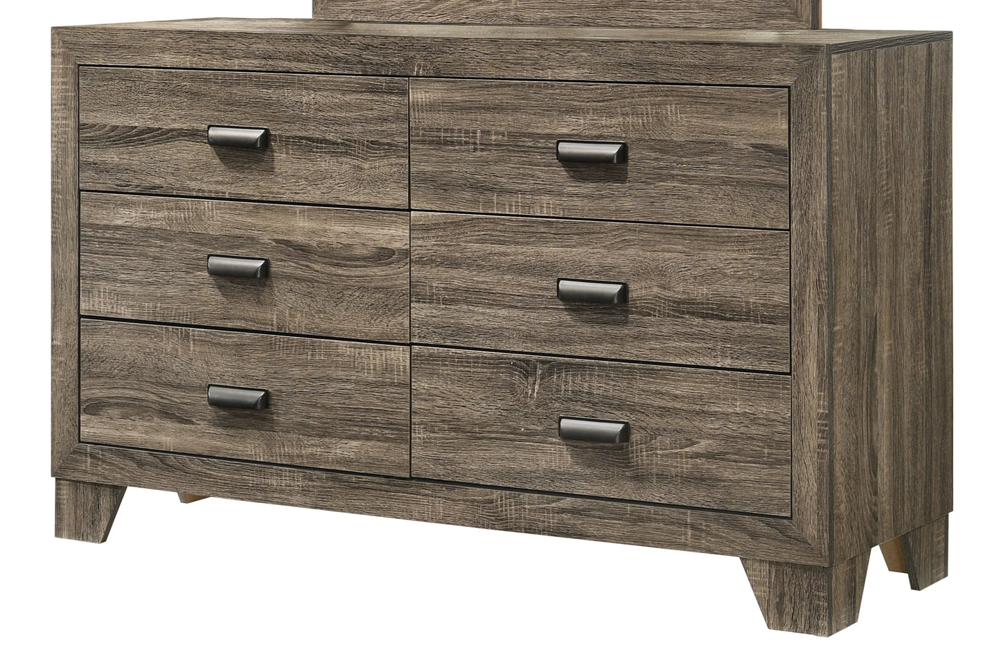 Brand New Brown/Grey 4pc Bedroom Set (4 Sizes)
