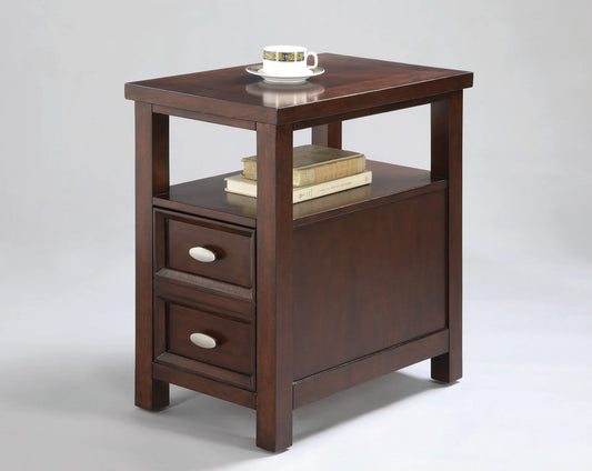 Brand New Cherry 1-Drawer Side Table