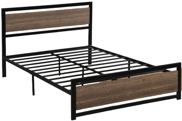 Brand New Wood/Metal Platform Bed