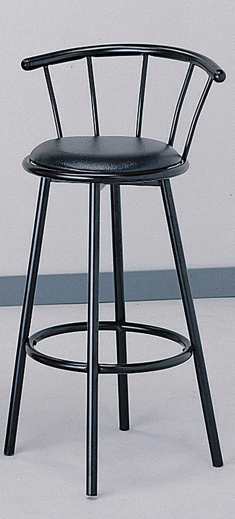 Brand New 2pc Black 29" Metal Barstools (Set of 2)
