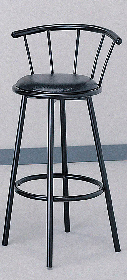 Brand New 2pc Black 29" Metal Barstools (Set of 2)