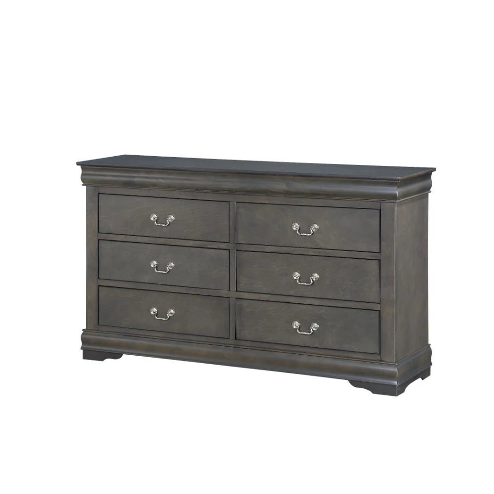 Brand New King 4pc Dark Grey Bedroom Set
