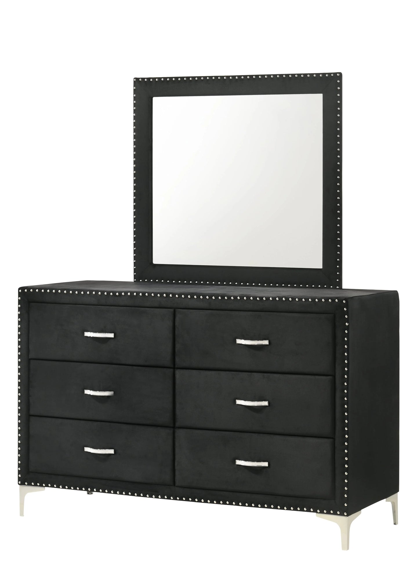 Brand New Black 6-Drawer Dresser (Optional Mirror)
