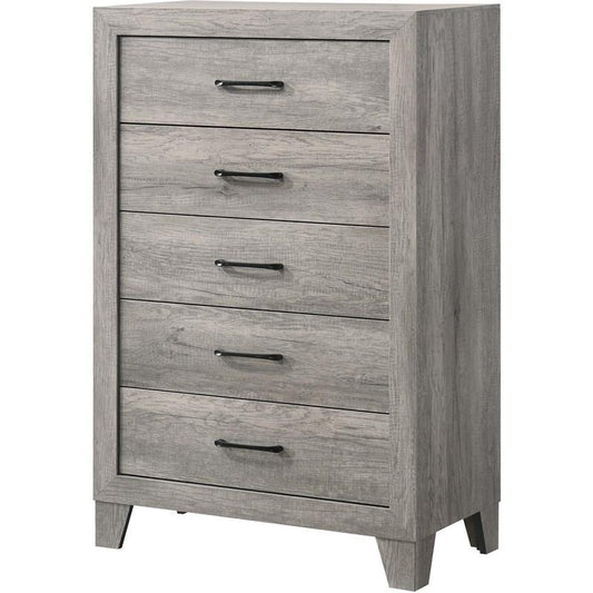 Brand New Grey Tall Chest