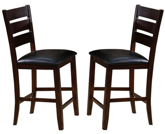 Brand New 2pc Brown Counter Height Chair